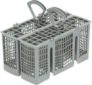 Atag Balay Neff bestekmand bestekbak bestekmandje 6 vakken 2 handvatten 230 x 148 x 210 mm bestekkorf vaatwasmachine vaatwasser