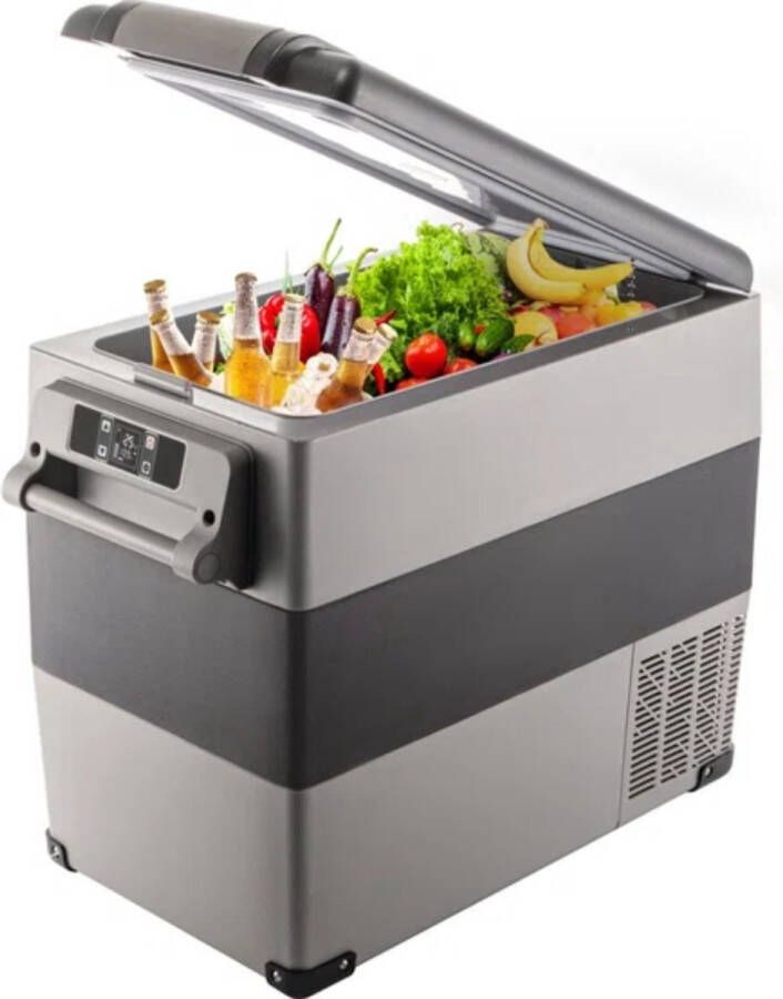 Auto Koelkast Compressor 220 V 45 W Auto Koelkast Mini 55 L Mini Koelkast met Batterij Beschermingssysteem en 2 Stroomkabels veel Gebruikt veel Plaatsen Boot Vrachtwagen Auto enzovoort