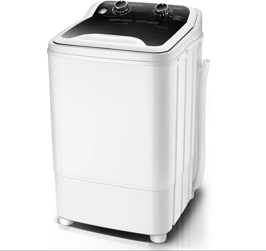 Automatische Wasmachine Compacte Wasmachine Ruimtebesparend Wassen Bacteriostase Blauw Licht 41x41x64 cm Wit