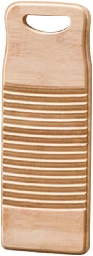 Bamboe Wasbord Handwas Plank Kleding Wassen Golvende Textuur 40x15x1.8cm Khaki