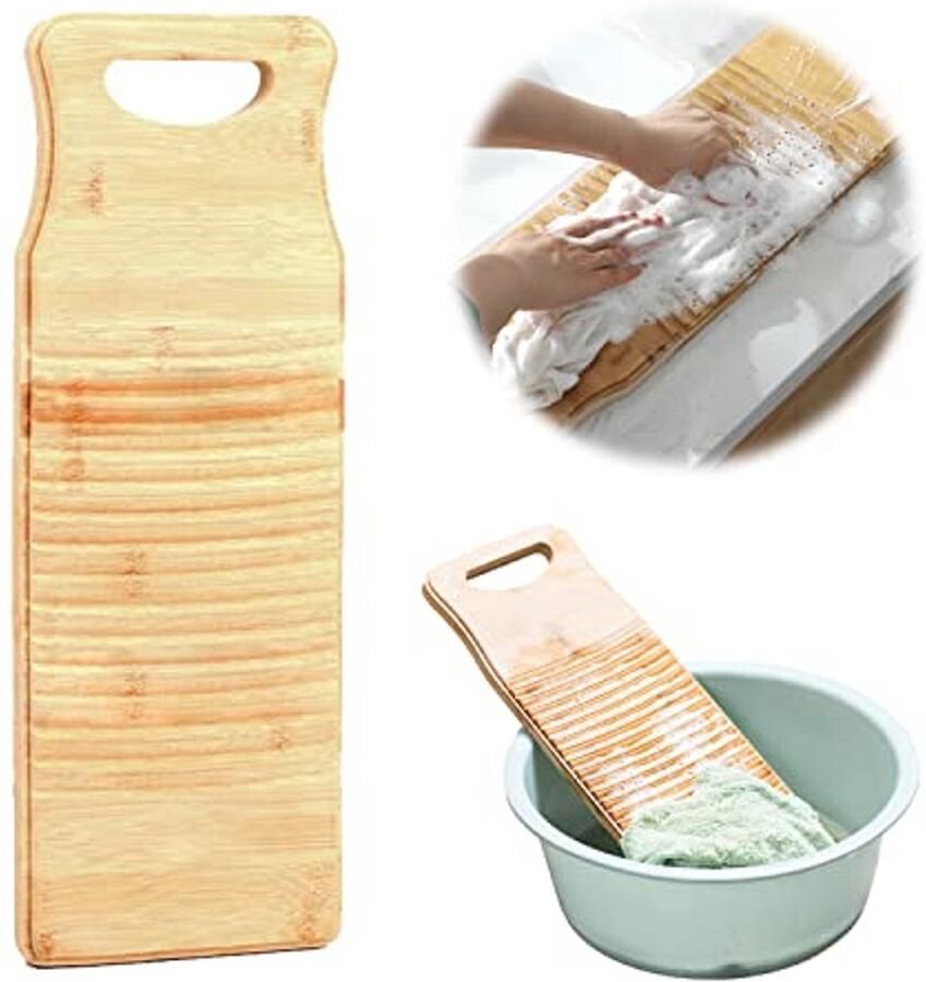 Bamboe Wasbord Mini Duurzaam Geschikt voor Kinderen en Thuisgebruik 40 x 15 cm