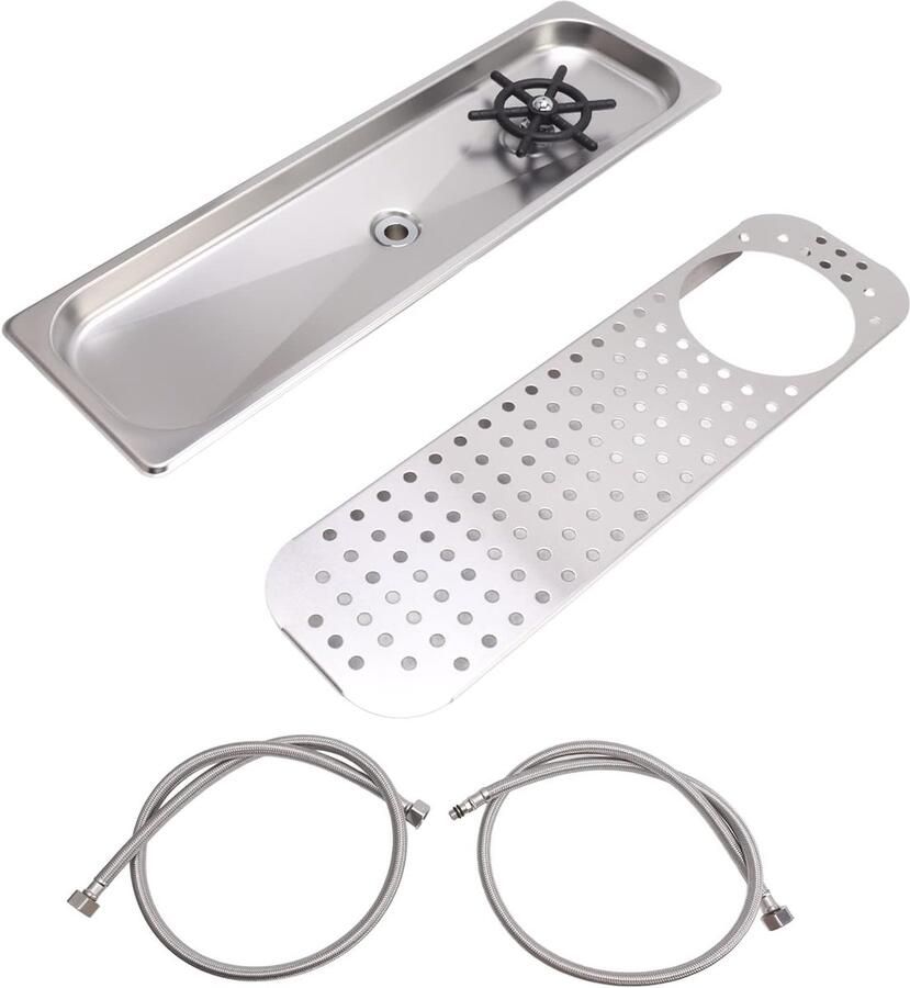 Bekerwasmachine Glasreiniger Snel Koppen Spoelen Hogedruk Reiniging 35 x 19 x 9 cm Roestvrij Staal