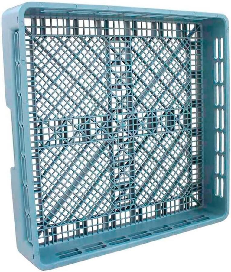Bestekmand Vaatwasser Bestekhouder Keuken Hygiënisch Werken Industriële Standaard 50x50 cm Grijs