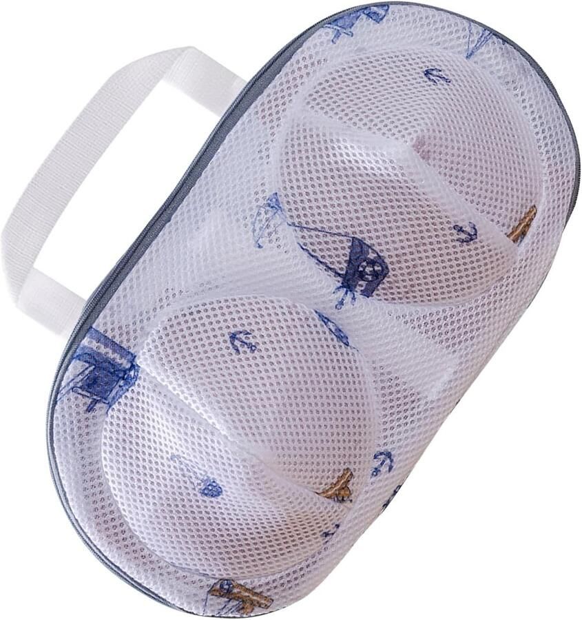 Bh-waszakken Wasnetten Lingerie Beschermend Wassen Stevig Gaasontwerp 20x34cm Blauw