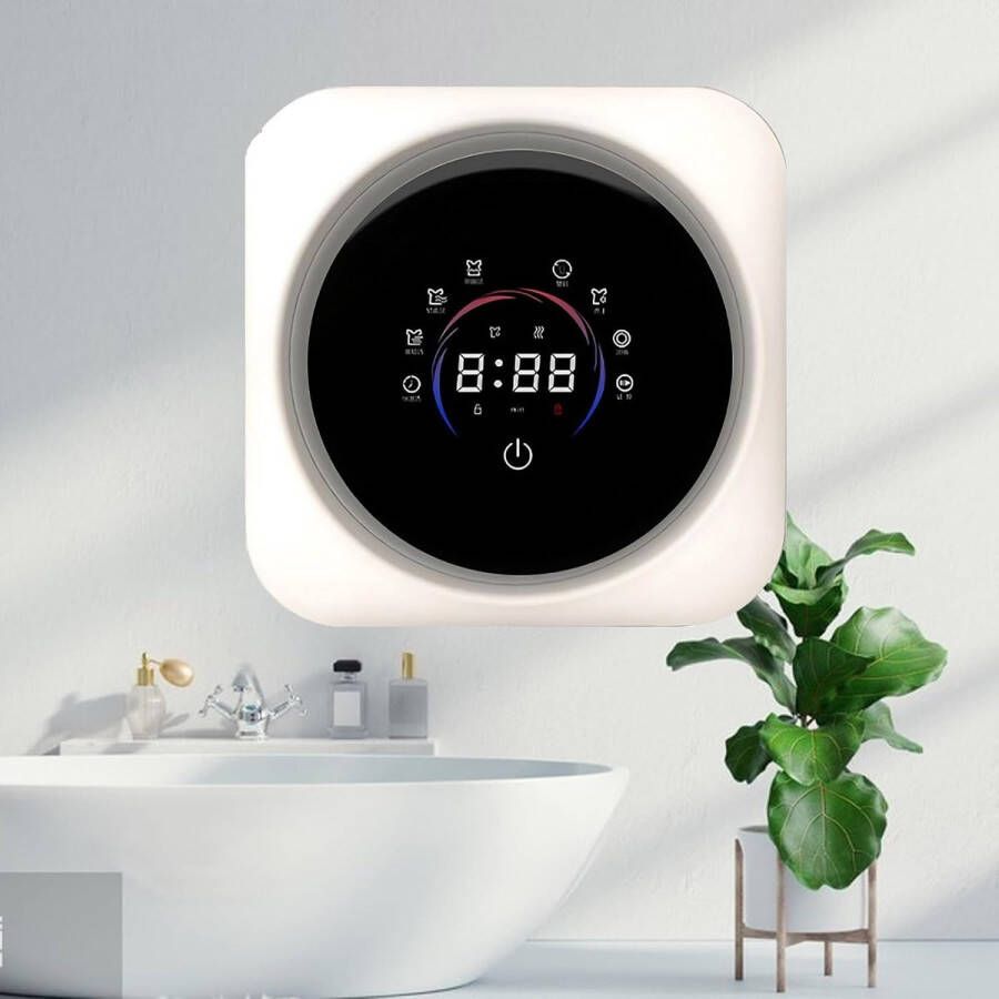 Compacte 2-in-1 Mini Wasmachine met Droger en LCD Bedieningspaneel