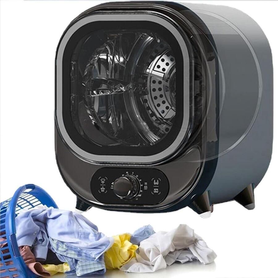 Compacte Condensdroger Kleine Wasdroger Snel Kleding Drogen Dubbele Temperatuur 0.8 kg Capaciteit
