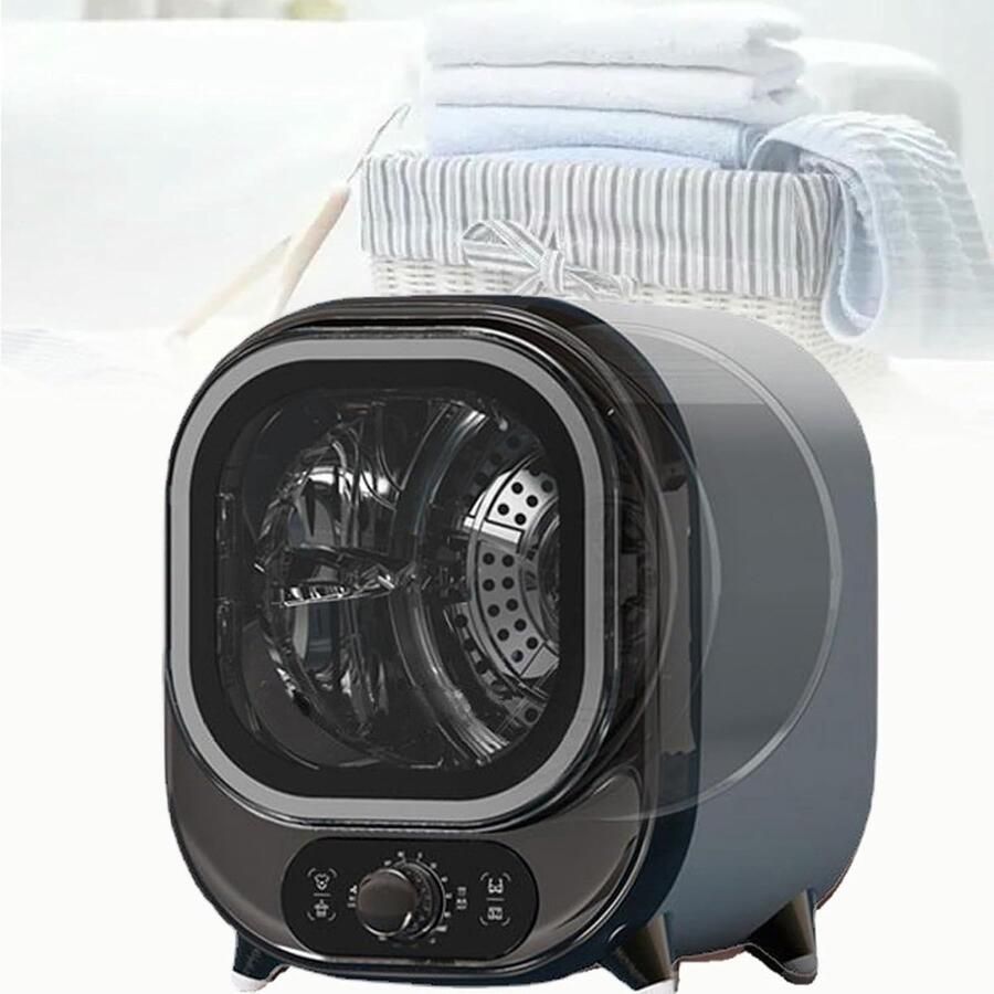 Compacte Condensdroger Kleine Wasdroger Snel Kleding Drogen Stille Werking 35dB 0.8kg Inhoud