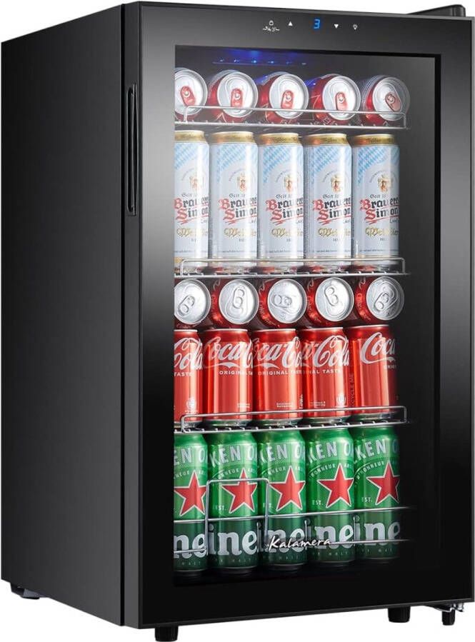Compacte Drankkoelkast met Touchbediening en LED Verlichting – 68 liter – Ideaal voor Thuis en Bar