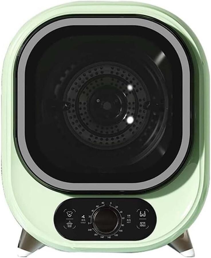 Compacte Droger Kleine Wasdroger Snelle Droging Energiebesparend Model 35x43x43 cm Groen