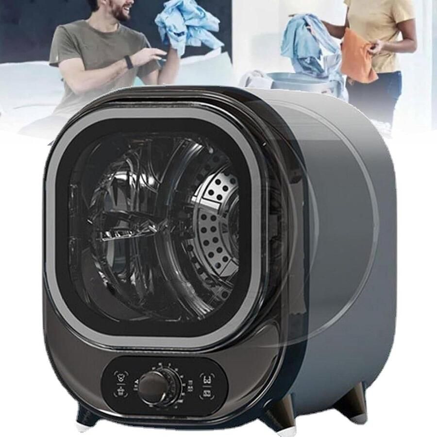 Compacte Droger Mini Wasdroger Kleding Drogen Stil En Efficiënt 0.8 kg Capaciteit Wit