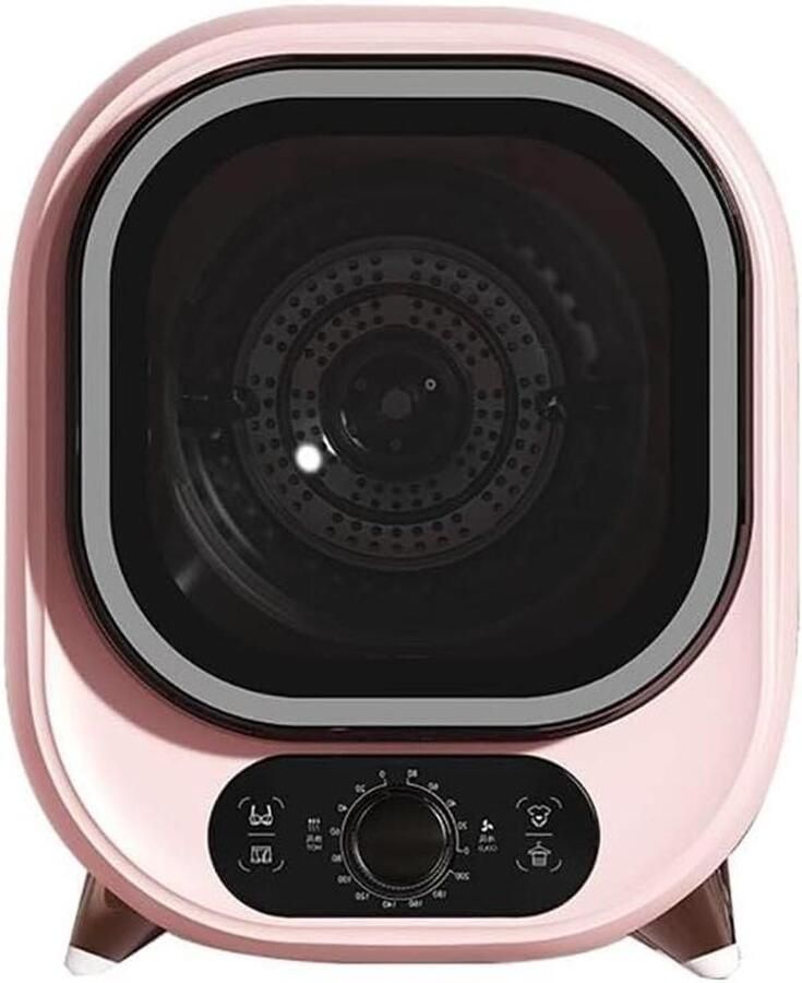 Compacte Droger Mini Wasdroger Snelle Kledingdroging Antibacterieel Licht 0.8 kg Capaciteit Roze - Foto 1