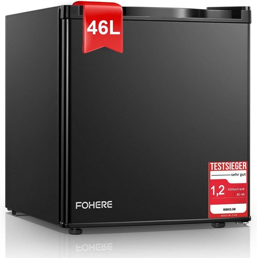 Compacte Mini Koelkast 46 Liter met Temperatuurregeling Ideaal voor Kamer of Kantoor