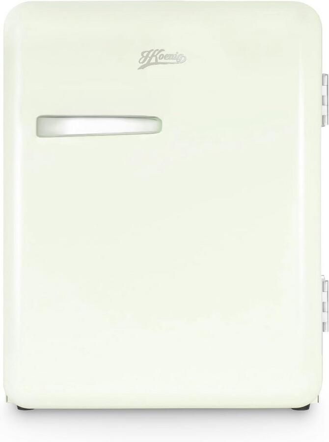 Compacte Mini Koelkast Vintage Design 31L Stille Drankenkoeler met Instelbare Temperatuur