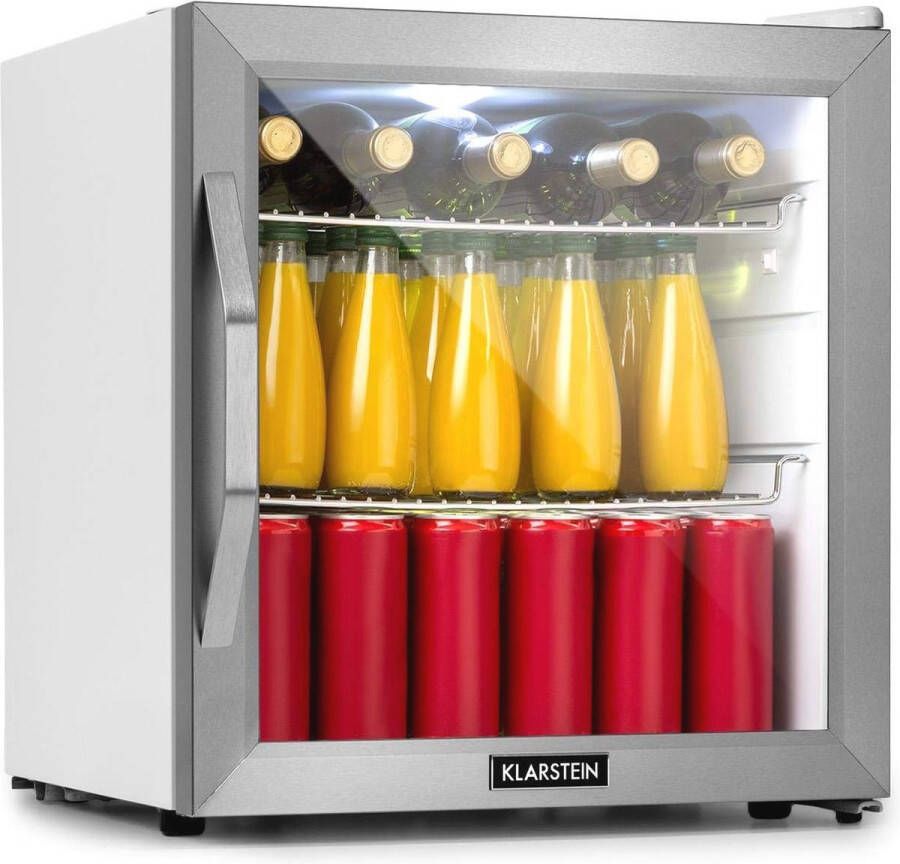 Compacte Minibar Koelkast met Glazen Deur 47 Liter Stil en Energiezuinig