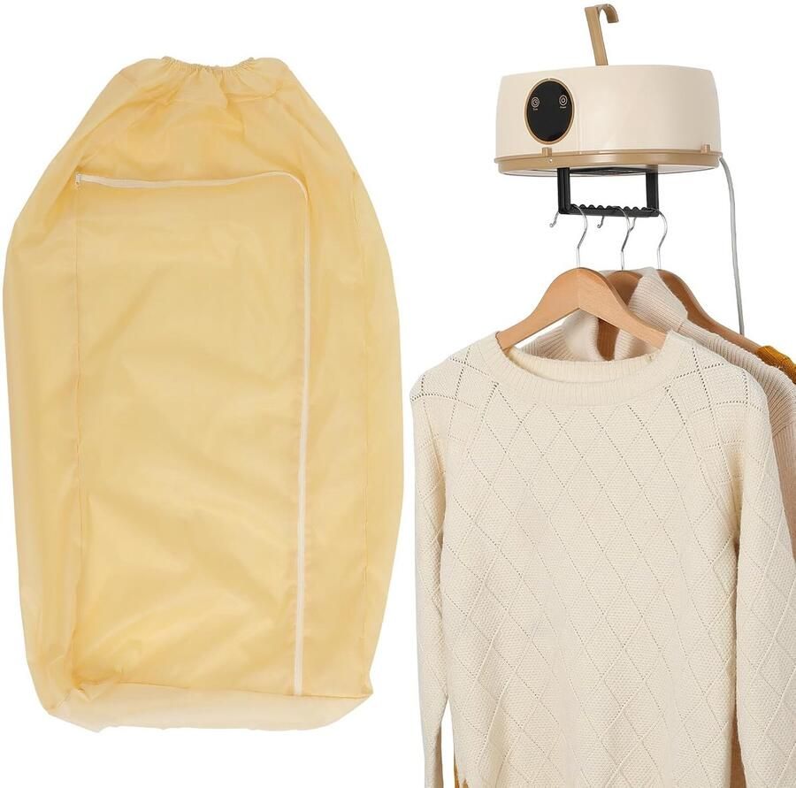 Compacte Reisdroger Draagbare Kledingdroger Snel Kleding Drogen Slimme Temperatuurregeling 28 x 22 x 11 cm Multicolor