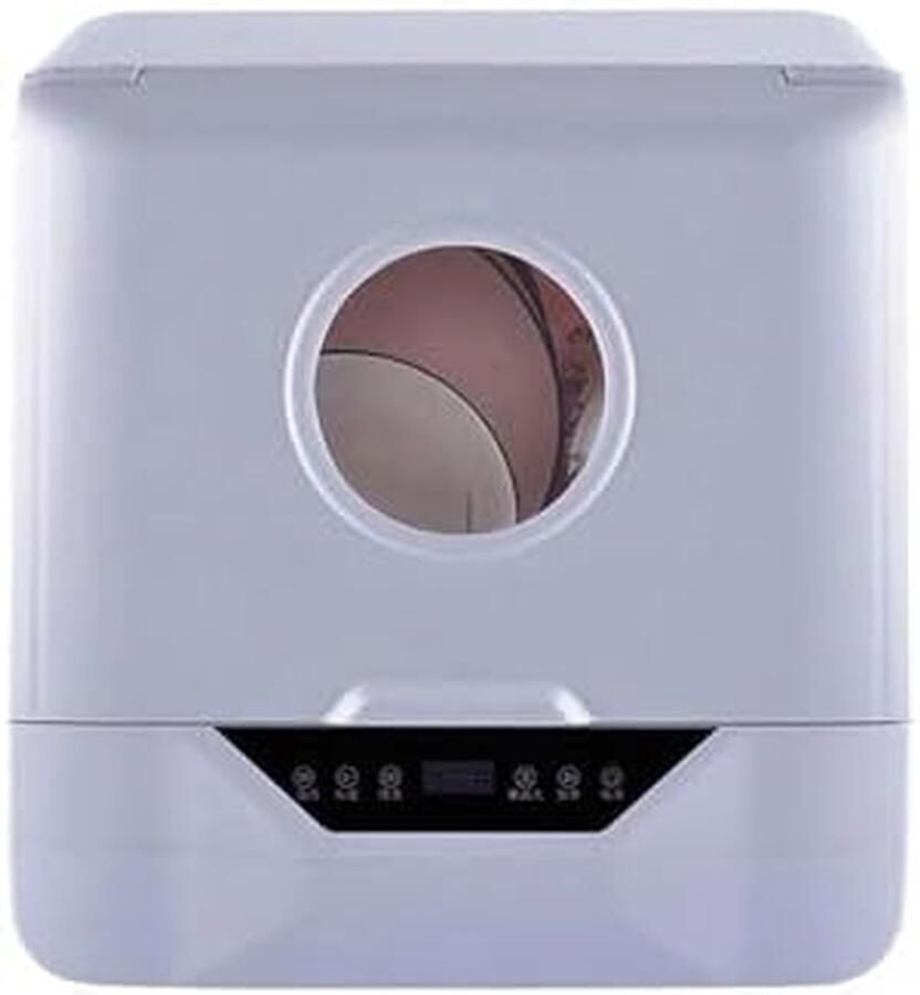 Compacte vaatwasser Aanrecht model Hygiënisch afwassen 4 Wasprogramma's 6 Liter Wit