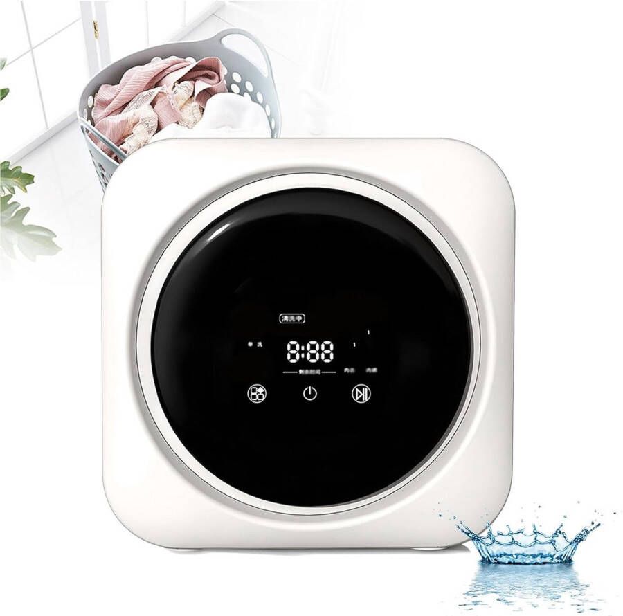 Compacte Volautomatische Mini-Wasmachine met Drogerfunctie voor Ondergoed en Kleine Kleding Ideaal voor Appartementen en Campers