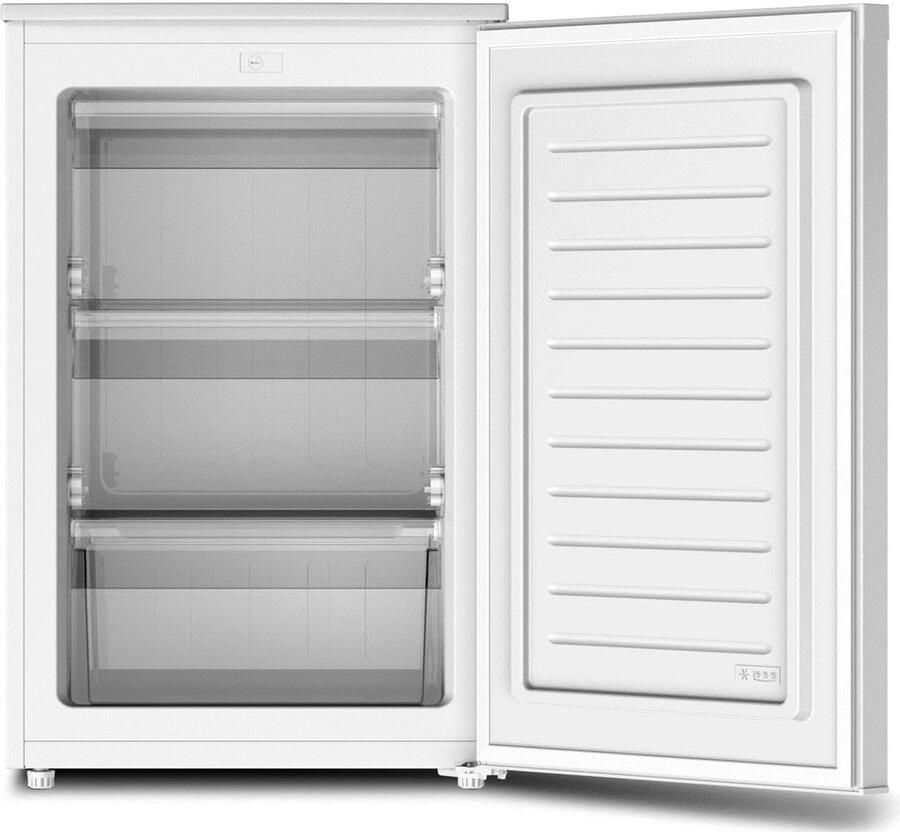 Compacte Vrieskast Kleine Diepvriezer Ruimtebesparend Stille Werking 39 dB 54x55x85 cm Wit