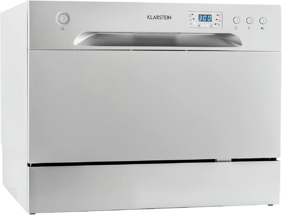 Compacte Vrijstaande Vaatwasser 6 Programma's Zilver (6 Personen)