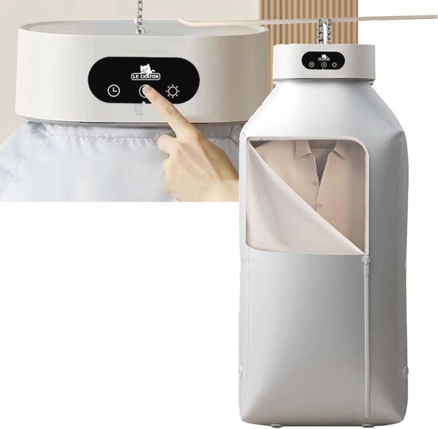 Compacte wasdroger met luchtafvoer 850W en 2 5 kg capaciteit