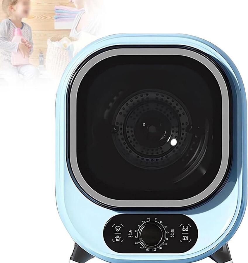 Compacte Wasdroger Mini Condensdroger Kleine Ruimtes Roestvrijstalen Trommel 5 Kg Capaciteit Zilverkleurig