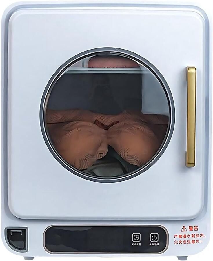 Compacte Wasdroger Mini Droger Snel Kleding Drogen LCD Display Bediening 23D x 292B x 37H cm
