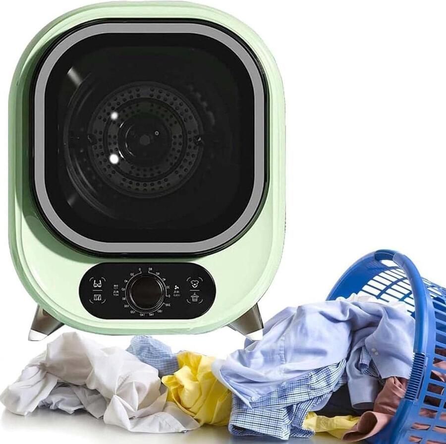 Compacte Wasdroger Mini Droger Snel Kleding Drogen Stille Werking 35dB 0.8kg Capaciteit Wit - Foto 1