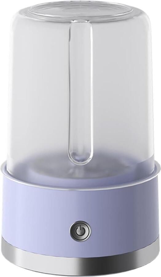 Compacte Wasmachine Draagbare Wasmachine Reizen en Appartement Draadloos Oplaadbaar 14cm Hoog Paars