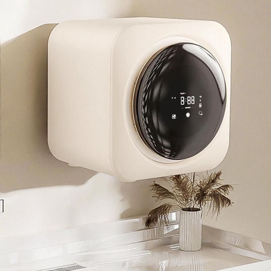 Compacte Wasmachine Mini Droger Appartement Wonen Alles-in-één Functie 3.7kg Nettogewicht