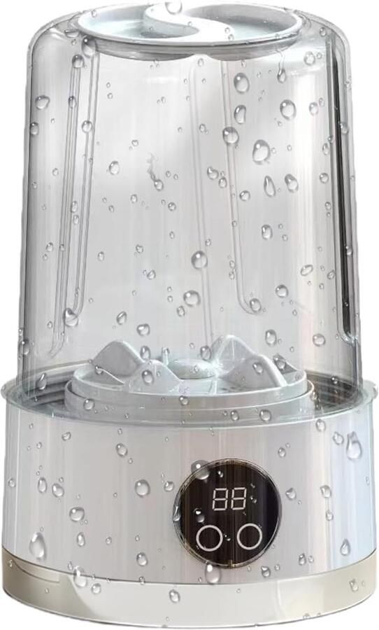 Compacte Wasmachine Mini Wasmachine Ondergoed Babykleding Wassen Oplaadbaar Digitaal Display 13 x 13 x 13 cm