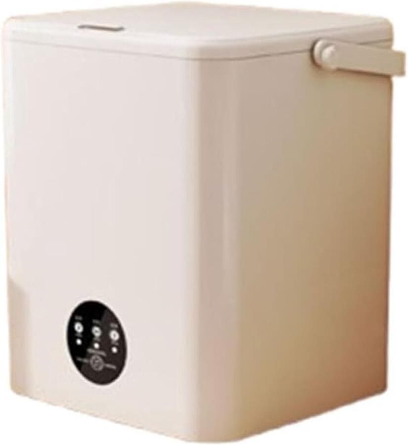 Compacte Wasmachine Mini Wasmachine Opvouwbaar Ondergoed Wassen Imiteert Handen Wassen 5L Capaciteit Wit