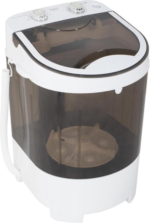 Compacte Wasmachine Mini Wasmachine Ruimtebesparend Wassen Was- en centrifugefunctie 4 kg Wit