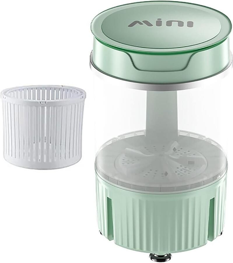 Compacte Wasmachine Mini Wasser Kleine Wasjes Automatische Stand 4.5 Liter Groen