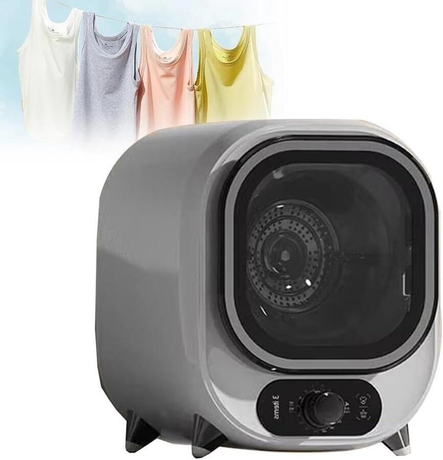 Condensatie Wasdroger Mini Droger Kleding Drogen Stil Werking 0.8 kg capaciteit Wit - Foto 1
