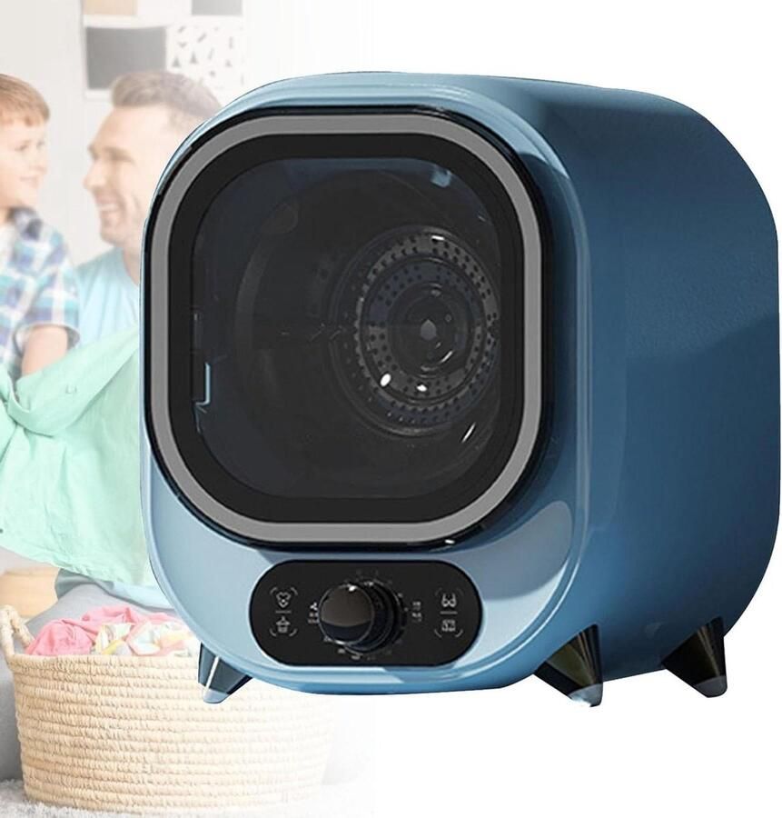 Condensdroger Draagbare wasdroger Kleine was drogen Energiezuinig 0.8 kg capaciteit Blauw