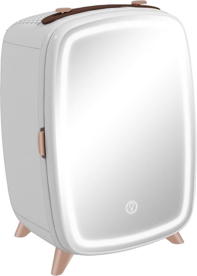 Cosmetica Koelkast 6 Liter met LED Spiegel Make-up Koeler voor Huidverzorging