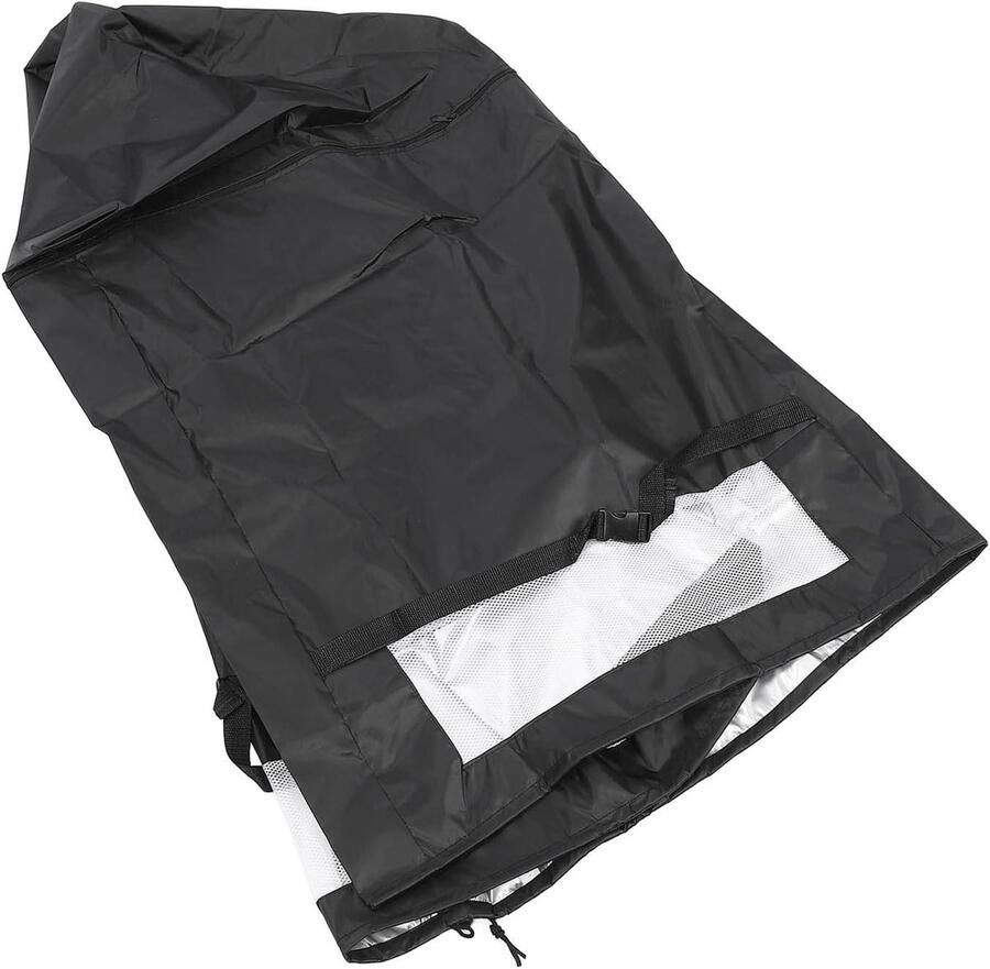 Diepvrieskist Afdekking Vrieskist Cover Apparaat Beschermen Waterdicht Oxford Stof 71x58x86 cm Grijs - Foto 1