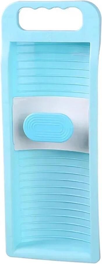 Draagbaar Wasbord Reis Wasbord Ondergoed Wassen Antislip Basis Compact Formaat Lichtblauw