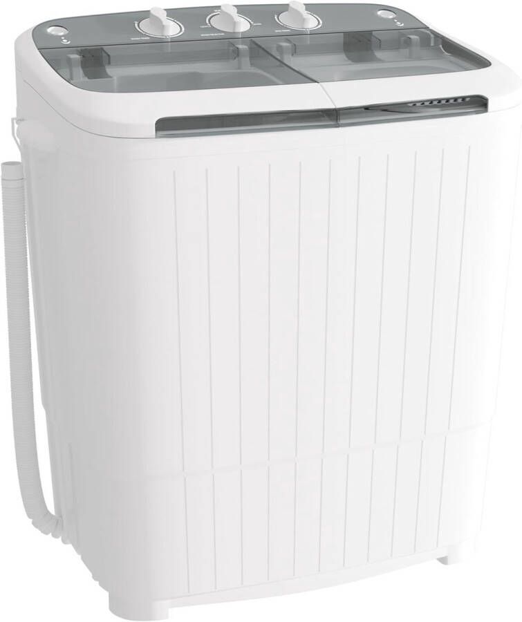 Draagbare 2-in-1 Wasmachine met Centrifuge Compacte Mini Twin Tub voor Kamperen en Appartementen 7 3 kg Capaciteit