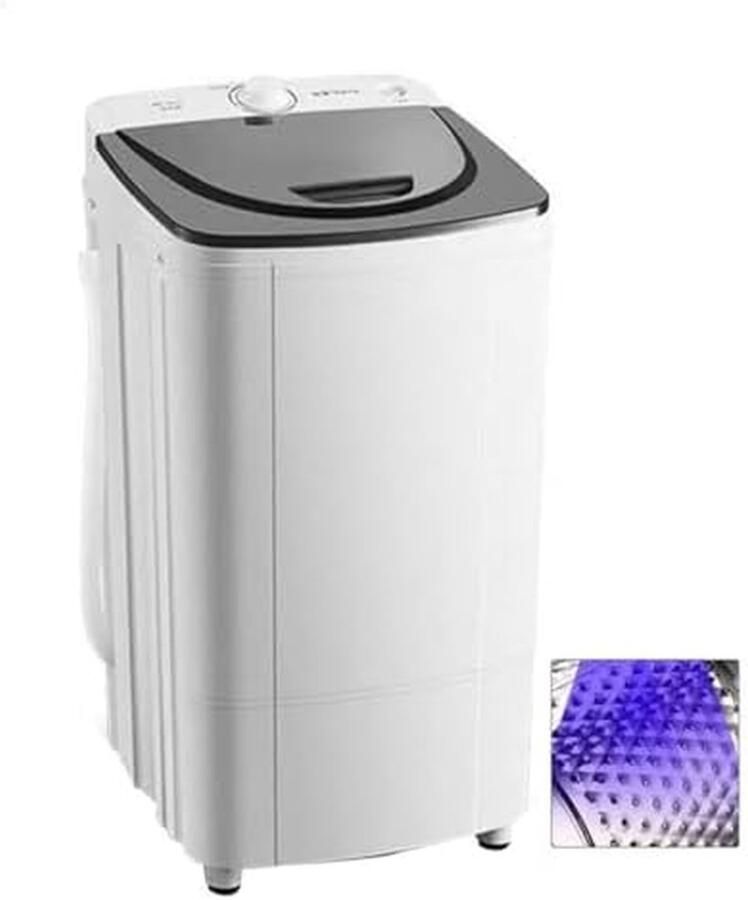 Draagbare Centrifuge Wasdroger Water Verwijderen Energiezuinig Ontwerp 10 kg Wit