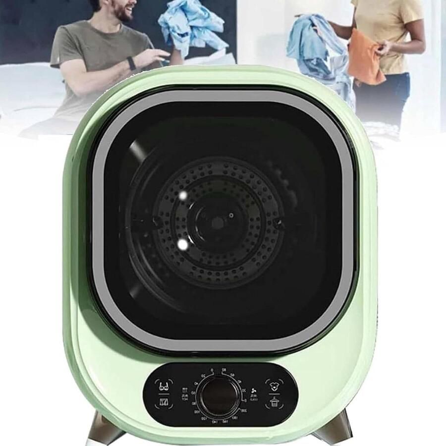 Draagbare Condensdroger Kleine Wasdroger Mini Kleding Drogen Stil Werking 35dB 5.1 kg Capaciteit Wit