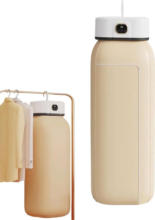 Draagbare Droger Elektrische Droger Reizen Kleding Compact Ontwerp 20x12x12 cm Wit