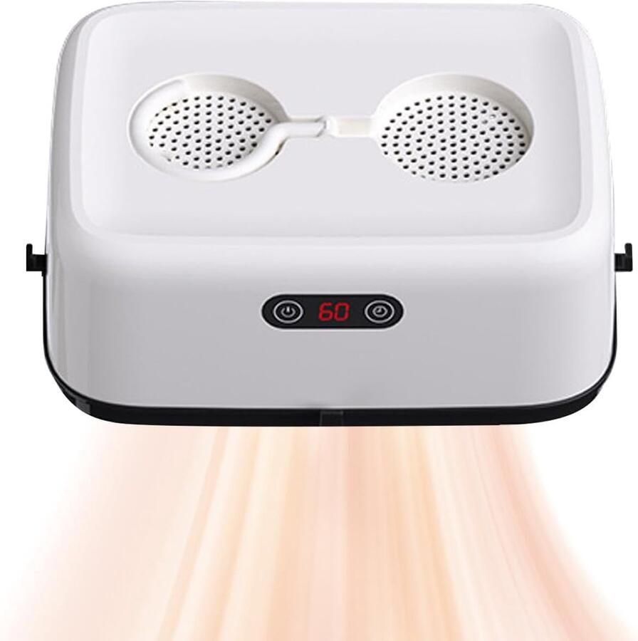 Draagbare Droger Elektrische Mini Droger Kleding Drogen Met Timerfunctie 600W Vermogen Wit