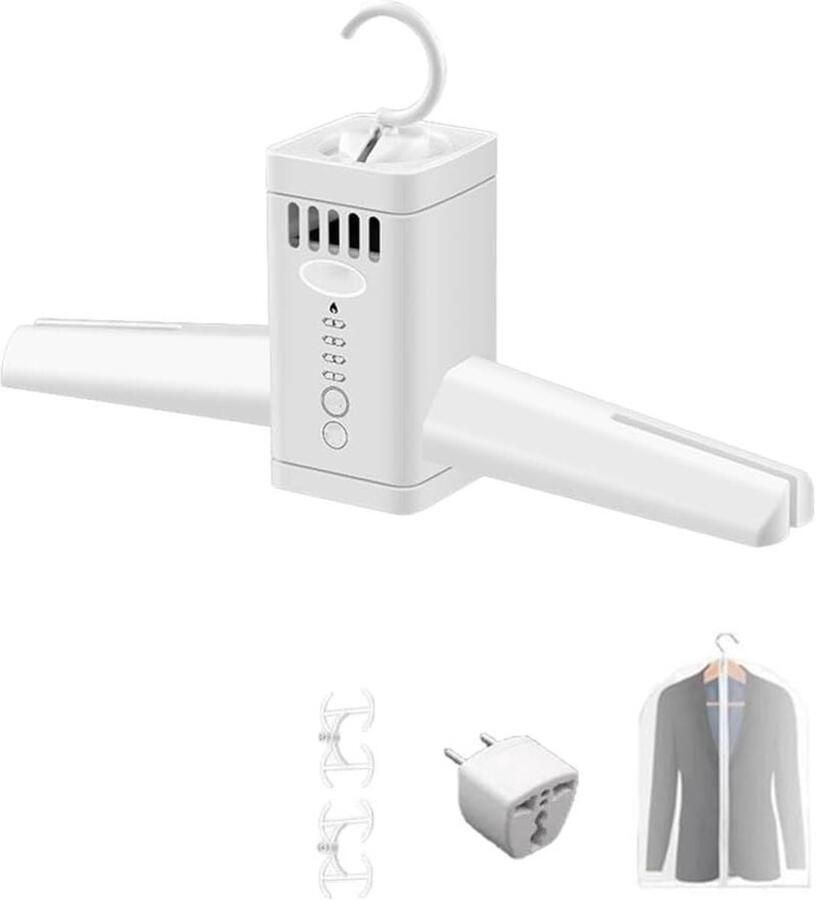 Draagbare Droger Mini Droger Snel Kleding Drogen Compact Opvouwbaar Ontwerp 0.6 kg Wit