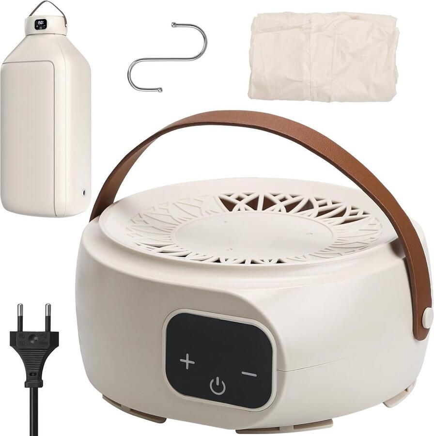 Draagbare elektrische wasdroger 500 W opvouwbaar warmtepomp timer automatische uitschakeling led-display mini-wasdroger sneldrogend voor kleding ondergoed