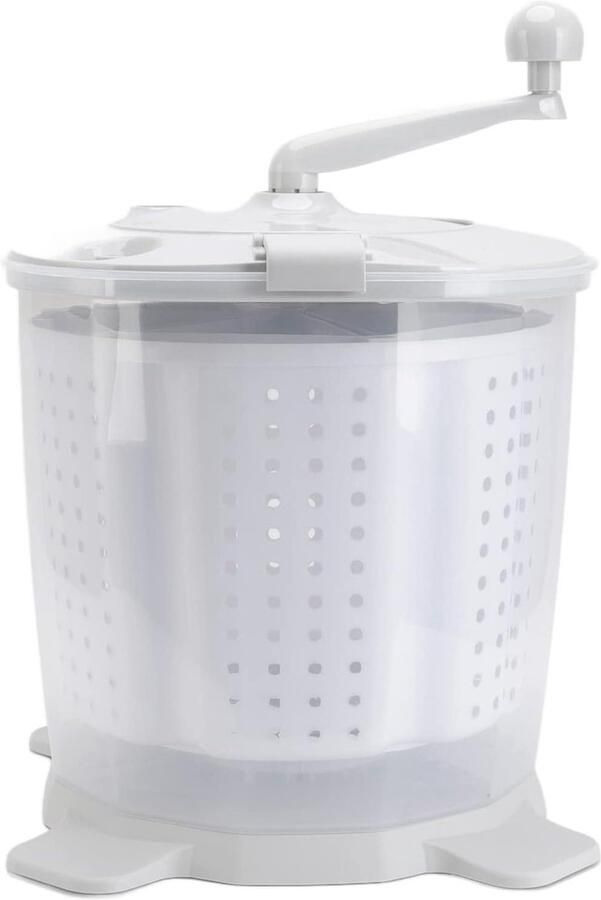 Draagbare Handslingerwasmachine Handmatige Wasmachine Kleine Kleding Wassen 1200 RPM Droging 41 x 35 x 35 cm