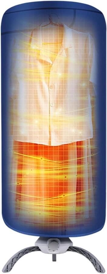 Draagbare Kledingdroger Elektrische Droogkast Snel Kleding Drogen Stille Werking Timer 39 x 23 x 17 cm
