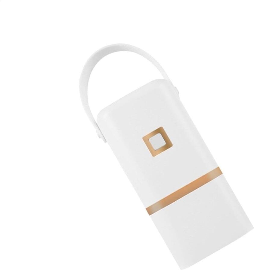 Draagbare Kledingdroger Compacte Reisdroger Snel Kleding Drogen Veilig Verwarmingssysteem 16 x 8 x 8 cm Wit
