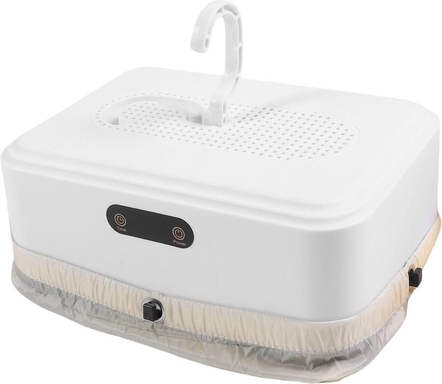 Draagbare Wasdroger Mini Droger Snel Kleding Drogen Digitale Timer 10 Liter Wit