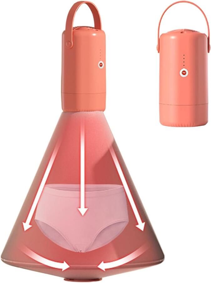 Draagbare Kledingdroger Elektrische Droogmachine Snel Drogen Opvouwbaar Ontwerp Compact Forma